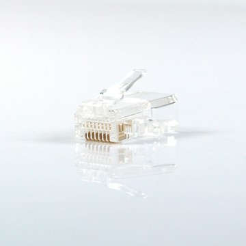 PowerSync CAT 5 RJ45 8P8C 三叉網路水晶接頭 / 10入(PRS88-10)