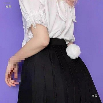 尾巴配件配飾動物漫展化妝舞會cos仿真兔子尾巴可愛兔尾巴兔子