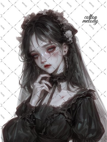 原創貼紙 no.1661 人物貼紙 原創貼紙 女孩貼紙 獨創人物貼紙