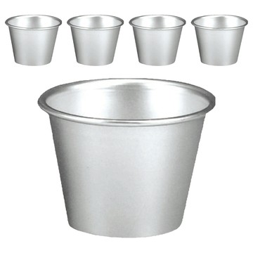 SaNNeNg 三能 小布丁杯 陽極 SN60145 60 x 45 x 56mm 5個  銀色  1組