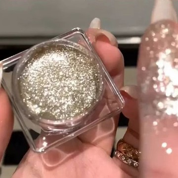 爆閃破碎牛郎！啫喱單色眼影 截斷提亮液 提亮體高光 高光泥 濕漉漉眼影 高光膏 細閃爆閃碎鑽金屬感 身體可用 煙熏妝