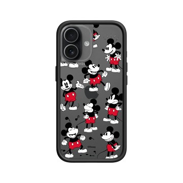 iPhone 17 Mod NX -邊框背蓋組合 (相機按鈕) 黑 - 迪士尼-米奇 Mickey - Sticker-米奇的常態