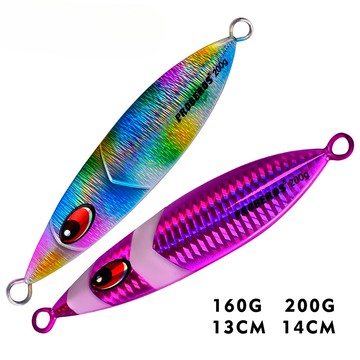 【TTFF】新款大眼鉛魚160/200g深海遠拋投鐵板路亞餌遠投沉水假魚餌漁具批發