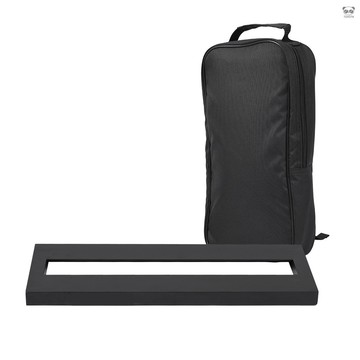 DB-1 效果器金屬板和背包套裝 2卷魔術貼 黑色