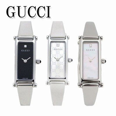 グッチ 腕時計 レディース 1500シリーズ YA015563 YA015555 YA015554 ウォッチ GUCCI クォーツ GG ロゴ  シンプル オフィス バングル 華奢 ダイヤ エレガント | LINEブランドカタログ