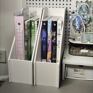 臺灣+免運✨文件置物架 書本收納書立架桌面立式文件架日式無印風學生文件框生宿舍整理收納盒書架