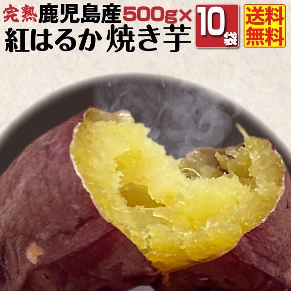 焼き芋 冷凍 紅はるか 冷やし焼き芋 鹿児島県産 Aランク 完熟紅はるか焼き芋 5kg（500g×10袋） 送料無料 クール