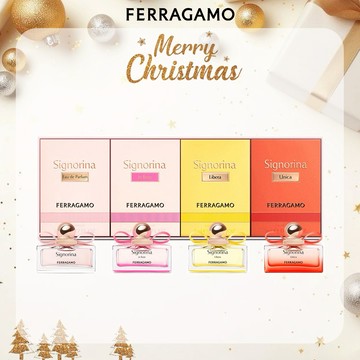 🎁聖誕禮物☃️【FERRAGAMO】時尚女伶迷你香水禮盒(5mlx4入)聖誕交換禮物