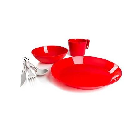 GSI OUTDOORS CASCADIAN PERSON TABLE SET RED