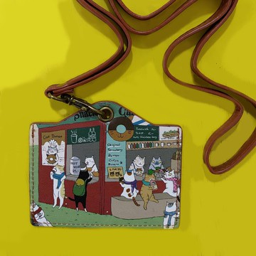 3貓小舖~甜喵圈 票卡夾(插畫家:貓小姐)