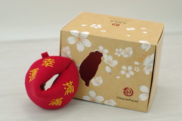 【錢母包:幸運滿滿/金色】直徑6.5公分/放平安符/自帶/祝所有人