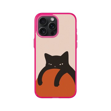 iPhone 15 Pro Max Clear 粉漾桃 - ilovedoodle (Lim Heng Swee) - The Sun and Cat - 太陽與貓