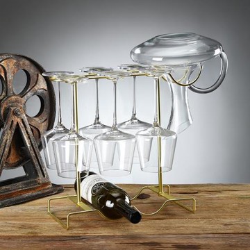 創意個性高檔奢華高腳杯酒具紅酒杯套裝水晶玻璃葡萄酒家用醒酒器