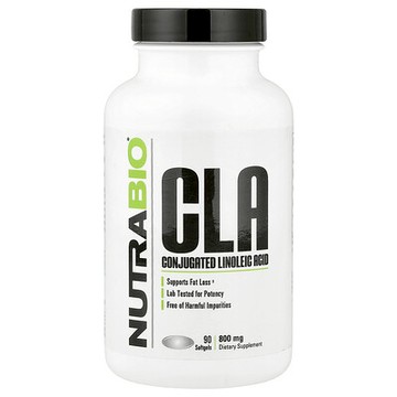NutraBio, CLA 800 毫克，90 粒軟膠囊
