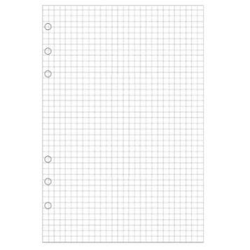 【CHL】活頁紙 6孔 筆記本 手帳本 記事本 活頁本 網格 空白 橫線 點降 內頁紙 內芯 替換芯 A5