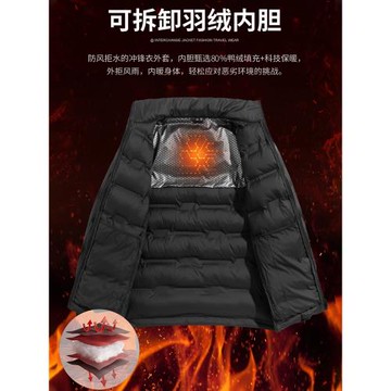 JEEP羽絨服女2025新款冬季三合一沖鋒衣加絨加厚滑雪服小個子外套
