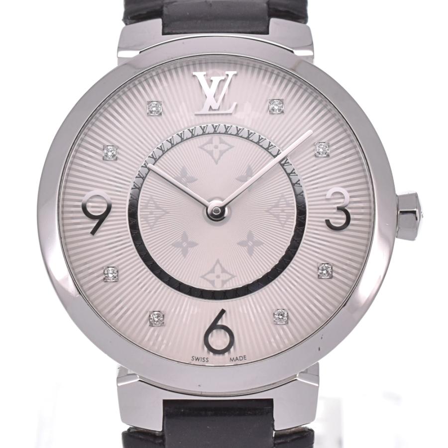 期間限定特別価格 △ ルイ・ヴィトン LOUIS VUITTON QA146 タンブールスリム MM 8P ルイ・ヴィトン