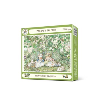 VOX - VE1000-124 BRAMBLY HEDGE 野薔薇村的快樂老鼠們 山楂花 900片拼圖