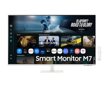 Samsung 43吋 S43FM703UC M70F M7 4K AI 智慧聯網螢幕 顯示器 白色