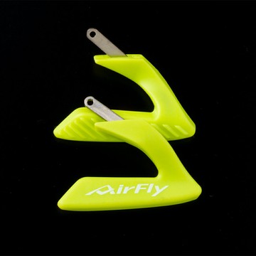 【AirFly】無鼻墊運動眼鏡 客製化配色 專利側托  螢光黃  Accumulator Side Pad