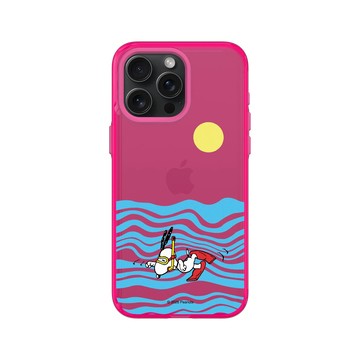 iPhone 15 Pro Max Clear 粉漾桃 - 史努比 Snoopy - Dive Dog