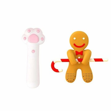 貓手 & 薑餅人泡茶器 - 兩入
