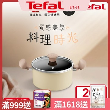 Tefal法國特福 Daisy系列20CM不沾雙耳湯鍋-加蓋(電磁爐適用)