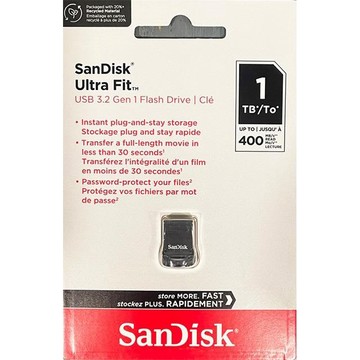 SanDisk 1TB ultra Fit【SDCZ430-1T00】CZ430 400MB/s USB 3.2 隨身碟