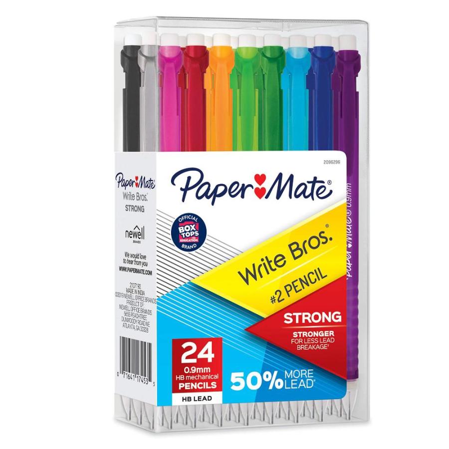 Paper Mate シャープペンシル Write Bros 標準的な 2シャープペンシル 共通テストに最適