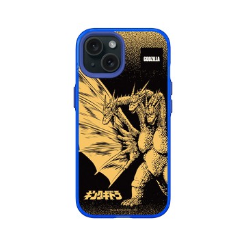 iPhone 15 Clear 激光藍 - 哥吉拉 Godzilla - 王者基多拉