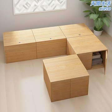 【飄窗收納神器】飄窗櫃 儲物櫃 矮櫃 陽臺櫃 置物櫃 榻榻米櫃 可坐式設計 大容量儲物 實木多層板 客廳臥室陽臺多功能