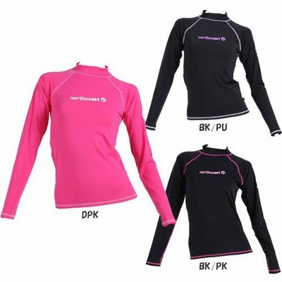 northcoast ノースコースト ラッシュガード 長袖 レディース 水着 LS RASH GUARD WOMENS NC-8555 女性用