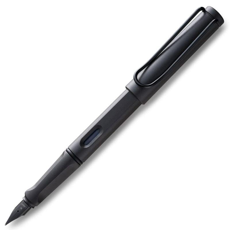 LAMY ラミー 万年筆 ペン先M(中字) サファリ ブラック L17-M 両用式 コンバーター別売 正規輸入品