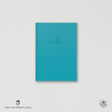 【Graf von Faber-Castell】頂級麻布筆記本-A5 綠松石(原廠正貨)