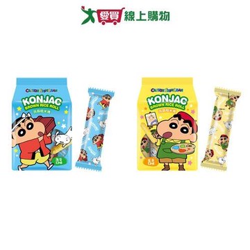 蠟筆小新蒟蒻糙米捲系列(海苔/蛋黃)(130G/袋)【愛買】