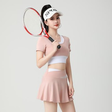 專業跑步運動套裝女瑜伽服夏季速干透氣健身服網球羽毛球運動衣服