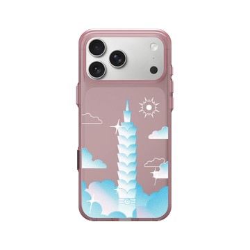 iPhone 17 Pro Max Clear (相機按鈕) 晶醺玫 - 台北101 - 台北101-幾何白晝