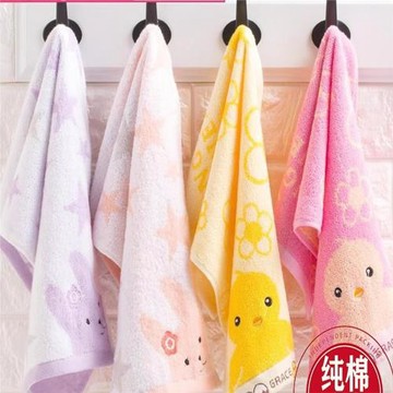 兒童毛巾洗臉男女寶寶純棉小孩洗澡柔軟吸水家用