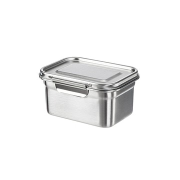 SHIMOYAMA 304不鏽鋼雙重密封保鮮盒-1000ml-3入