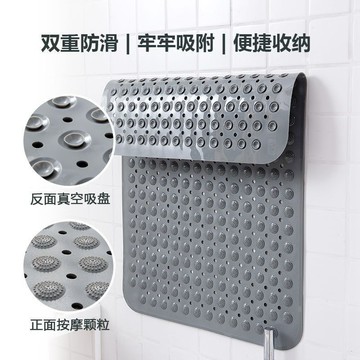【臺灣出貨】浴室防滑墊淋浴家用衛生間廁所洗澡防摔吸盤墊子酒店防滑地墊