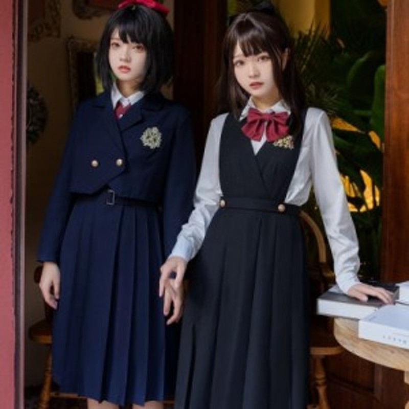 天使と悪魔 病み可愛い ゴスロリ セーラー服 オールインワン