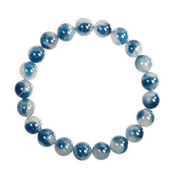 【正佳珠寶】藍草莓晶 高品巧色藍草莓籽 8.8-9.3mm 藍草莓晶手珠