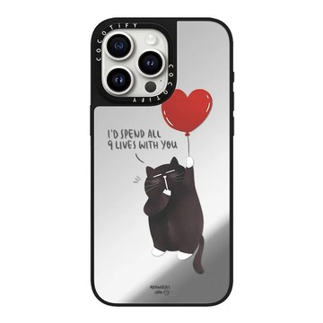 慵懶黑貓 iPhone17Promax手機殼 蘋果15Pro防摔殼i14保護殼i13硬殼i12