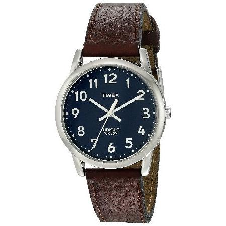 特別価格Timex メンズ イージーリーダー レザーストラップウォッチ