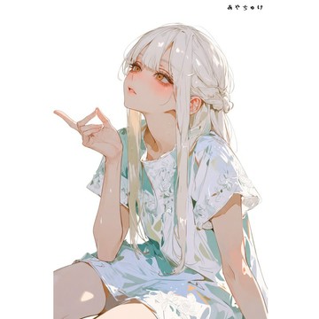 【8 月新品】07-139-0277 人物貼紙 簡約夏日女子