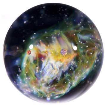 55mm 宇宙玻璃球擺設 no.M286