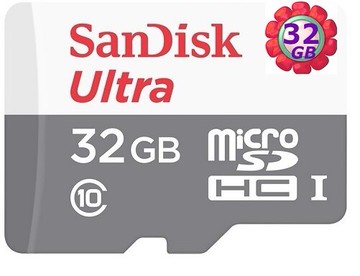 SanDisk 32GB 32G microSDHC【Ultra 100MB/s 灰】 microSD micro SD SDHC UHS UHS-I Class 10 C10  原廠包裝 手機記憶卡