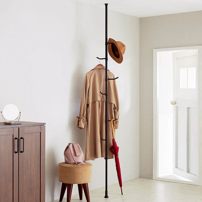 幅193 5 250 5 ハンガーラック ポールハンガー 突っ張り収納 スチール 通販 Lineポイント最大2 0 Get Lineショッピング