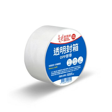 【DEER BRAND 鹿頭牌】OPP透明包裝封箱膠帶 (4.5u*48mmx80m)-1卷【愛買】