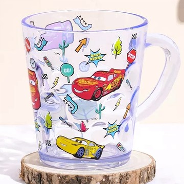 Cars CARS汽車總動員閃電麥坤兒童水杯杯子漱口杯牙刷杯260ml 003915(生日禮物 聖誕節 平輸品)【小品館】